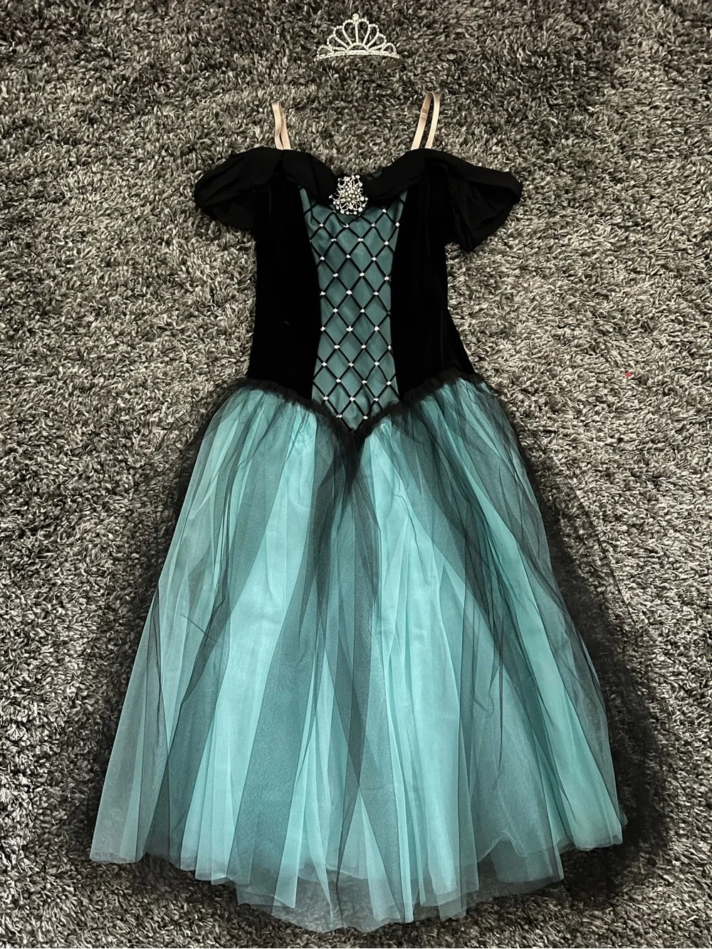 Weissman Black and Blue Ballet Costume - Adult small